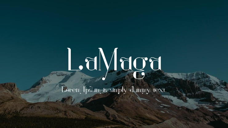 LaMaga Font