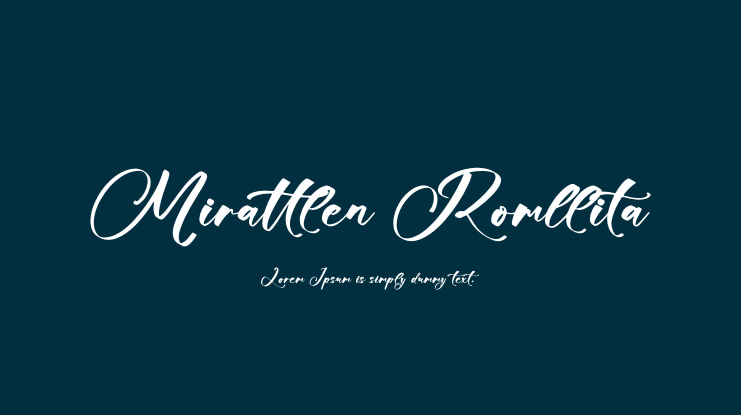 Mirattlen Romllita Font