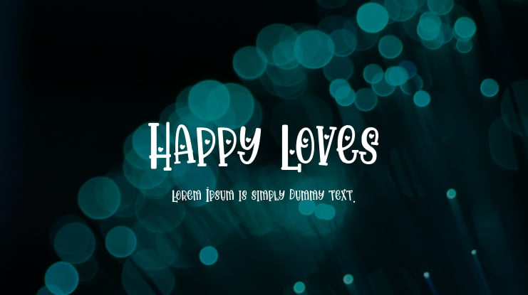 Happy Loves Font