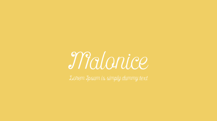 Malonice Font