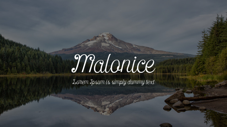 Malonice Font