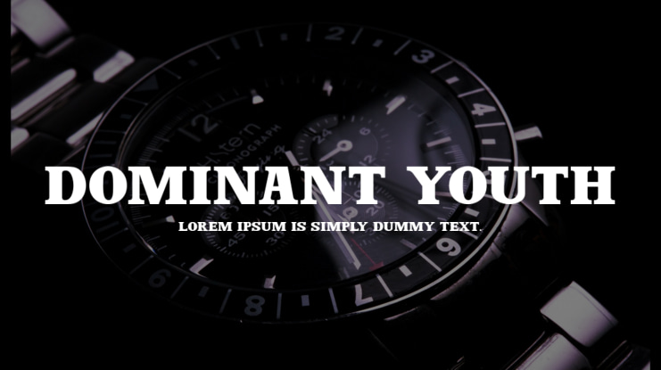 Dominant Youth Font