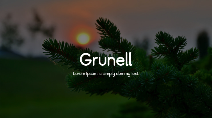 Grunell Font