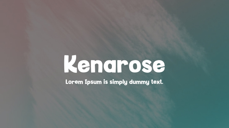 Kenarose Font
