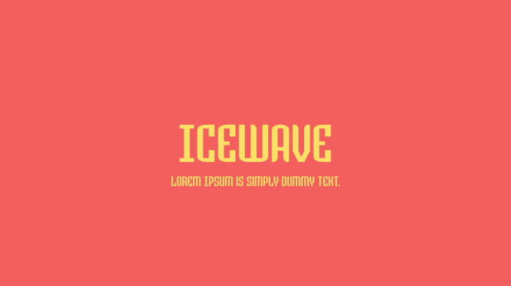 Icewave Font Family
