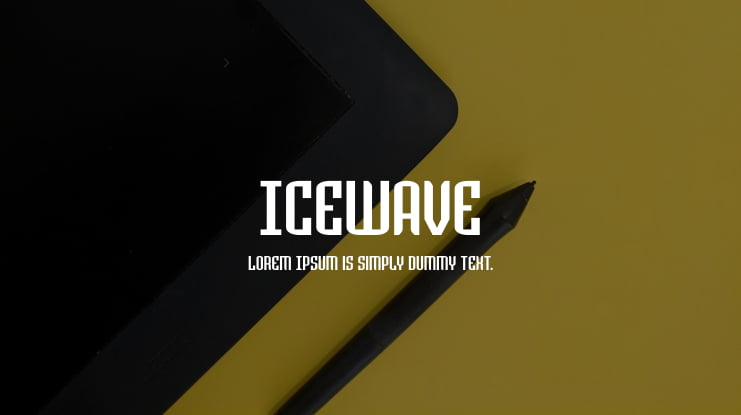 Icewave Font Family