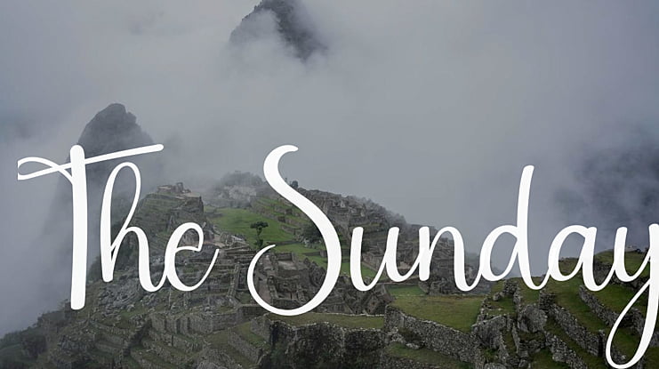 The Sunday Font