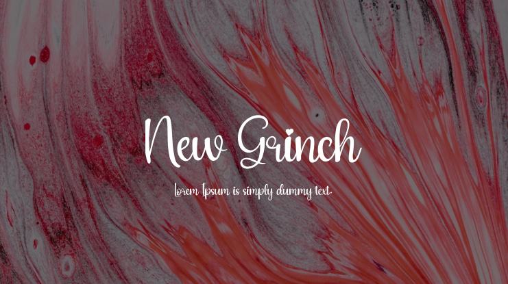 New Grinch Font