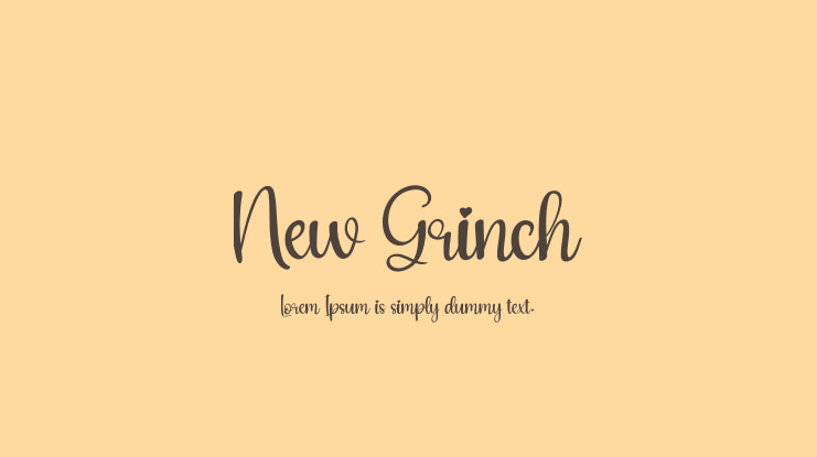 New Grinch Font