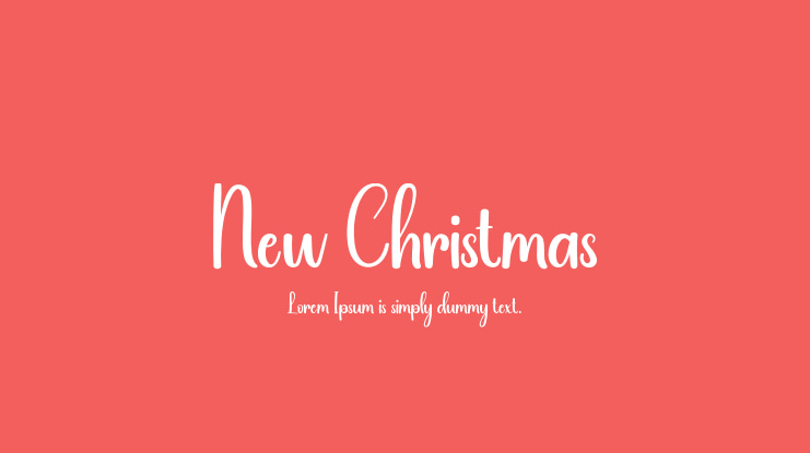 New Christmas Font
