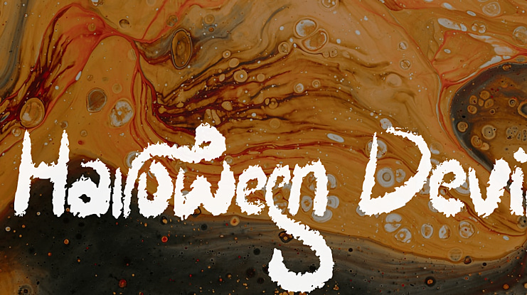 Halloween Devil Font