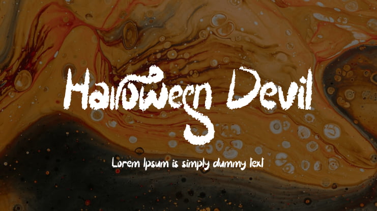 Halloween Devil Font
