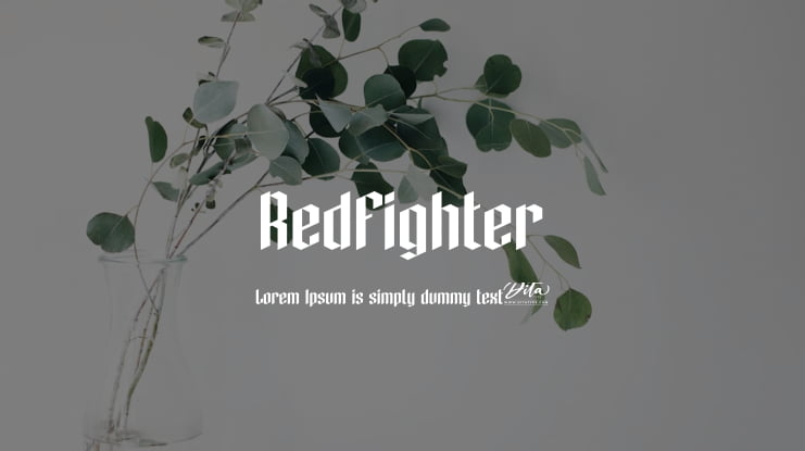 Redfighter Font