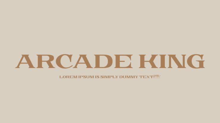 Arcade King Font
