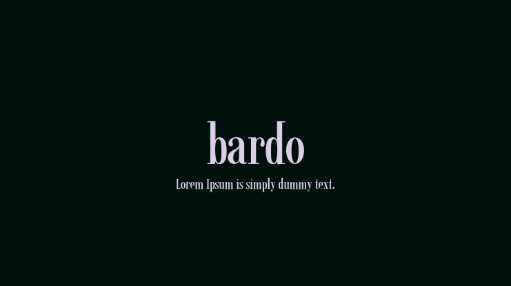 bardo Font