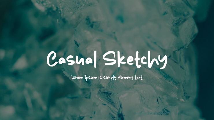 Casual Sketchy Font