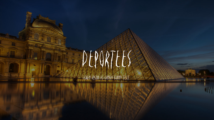 Deportees Font