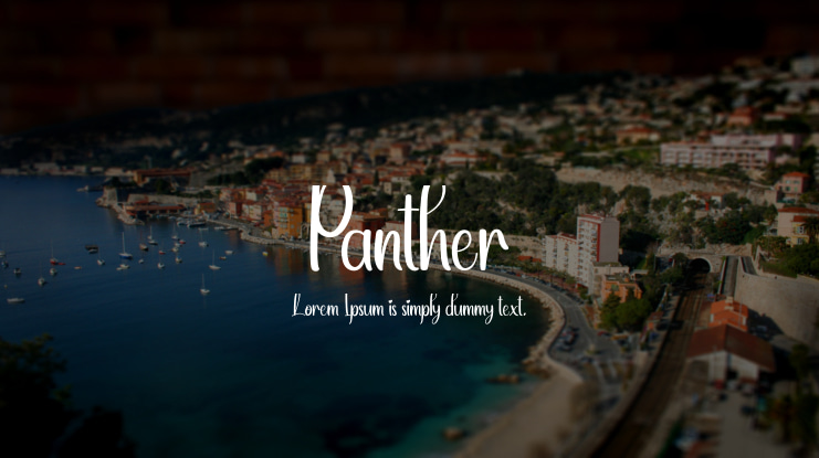 Panther Font