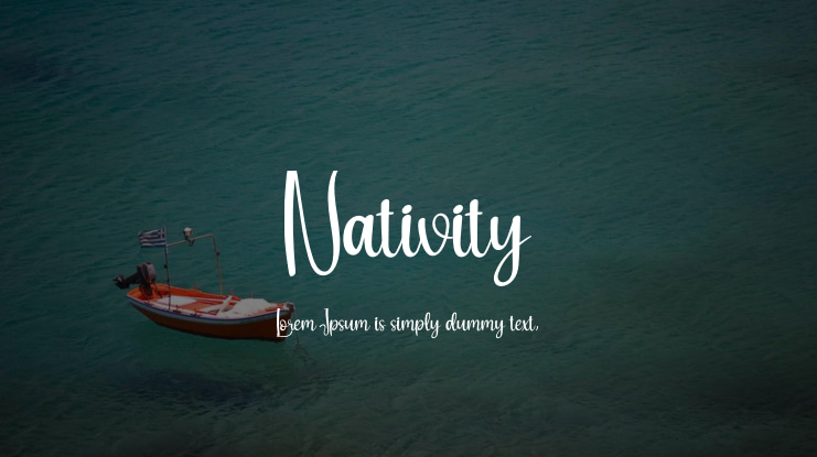 Nativity Font