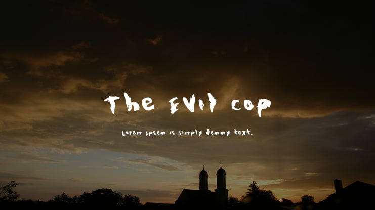 The Evil Cop Font