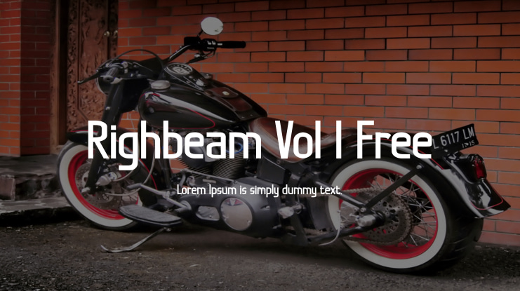 Righbeam Vol 1 Free Font
