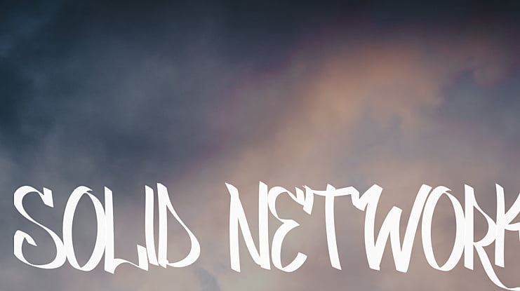 SOLID NETWORK Font Family