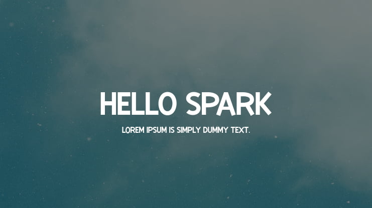 Hello Spark Font Family
