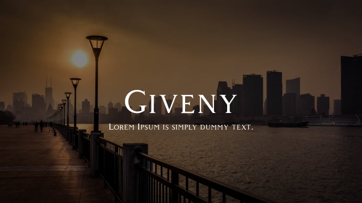 Giveny Font