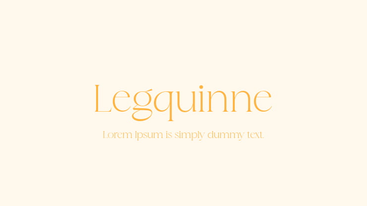 Legquinne Font