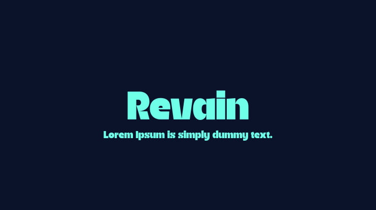 Revain Font