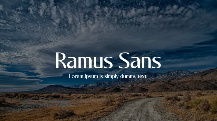 Ramus Sans Font Family