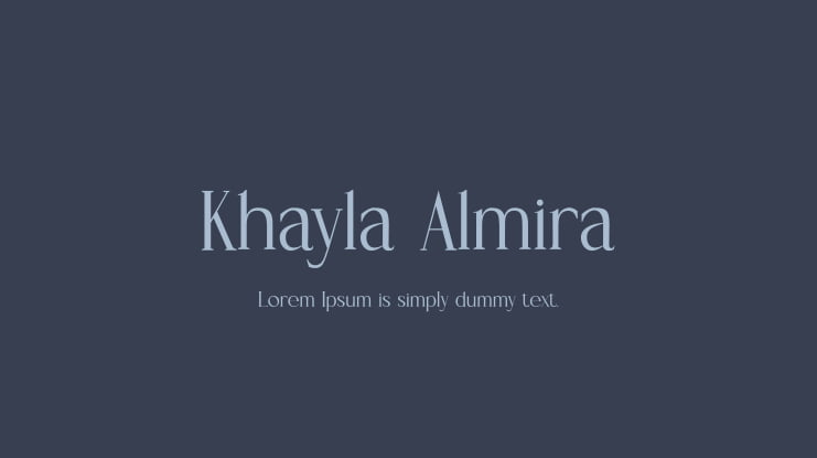 Khayla Almira Font