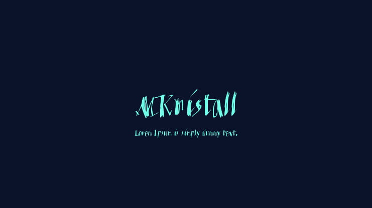 MKristall Font