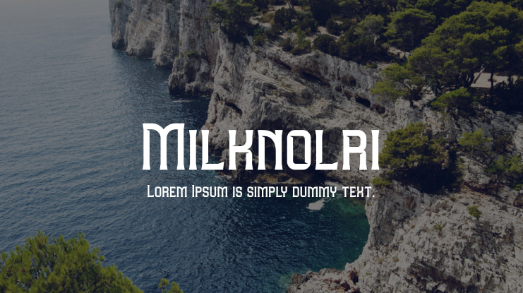 Milknolri Font