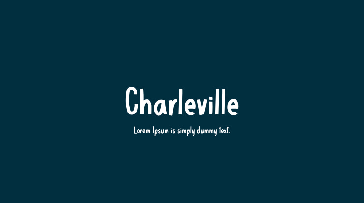 Charleville Font