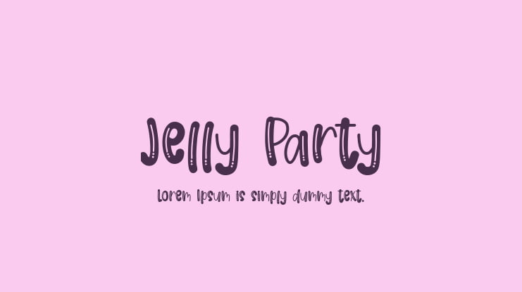 Jelly Party Font