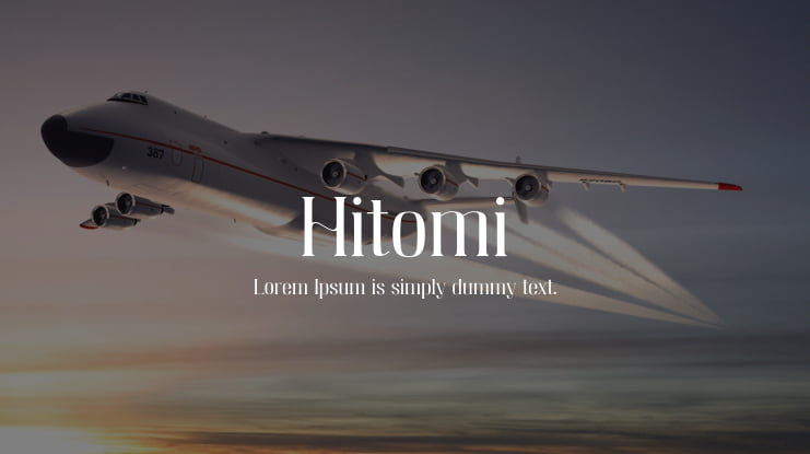Hitomi Font