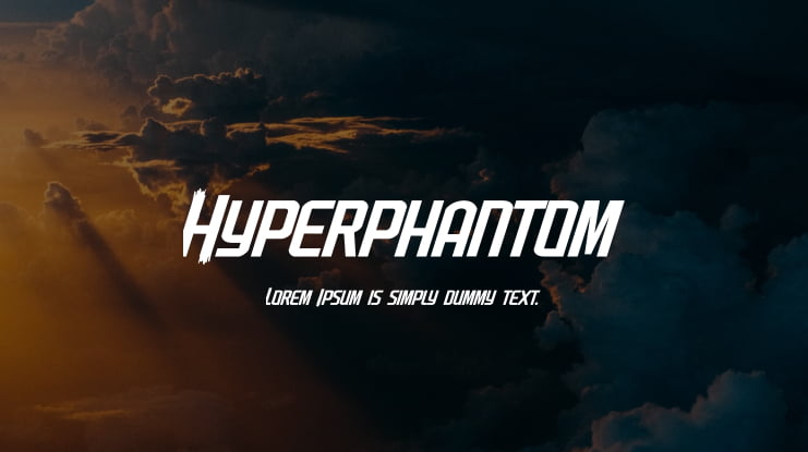 Hyperphantom Font
