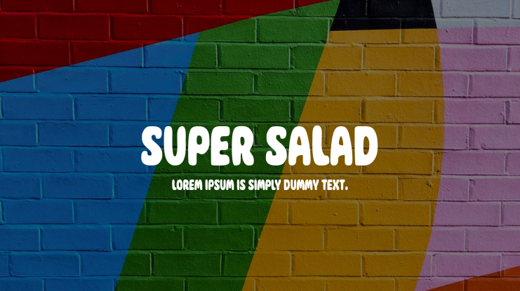 Super Salad Font