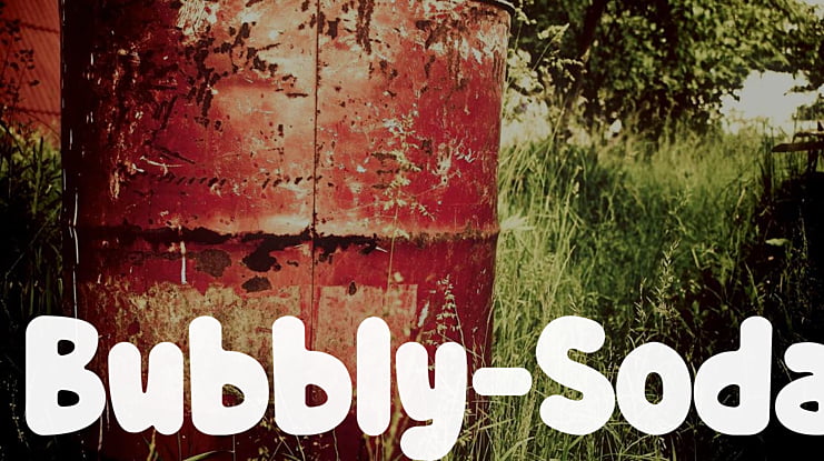 Bubbly-Soda Font