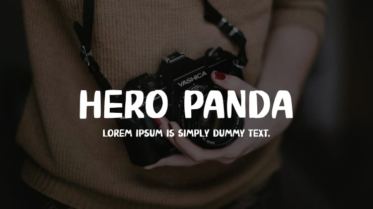 Hero Panda Font