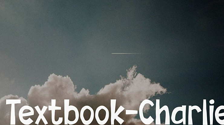 Textbook-Charlie Font