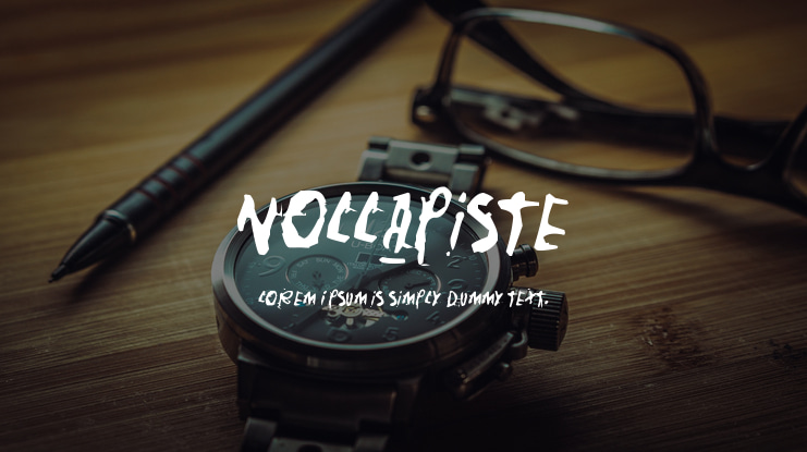 Nollapiste Font