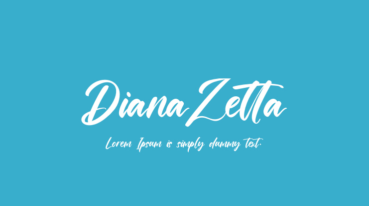 DianaZetta Font
