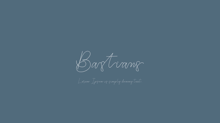 Bastians Font