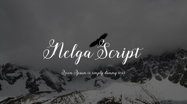 Nelga Script Font