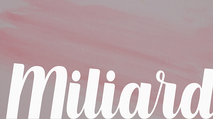 Miliard Font