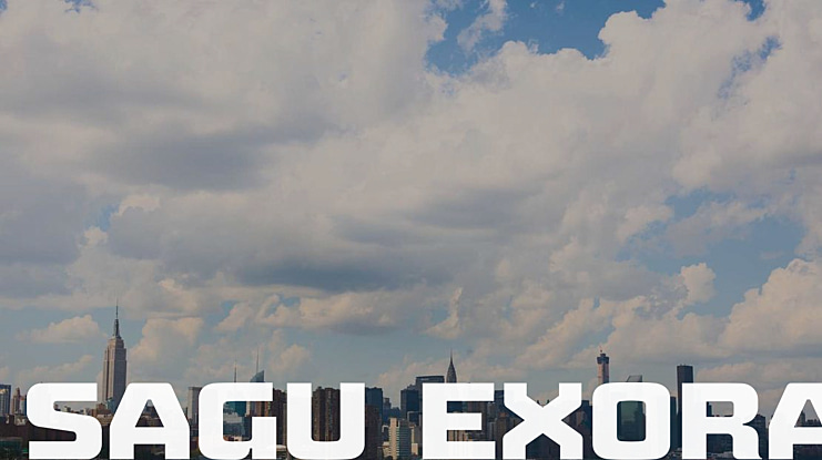 Sagu Exora Font