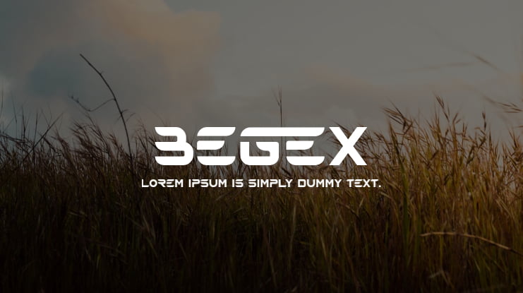 Begex Font