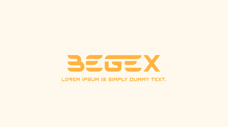 Begex Font
